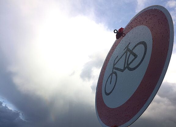 Verkehrszeichen Fahrrad verboten