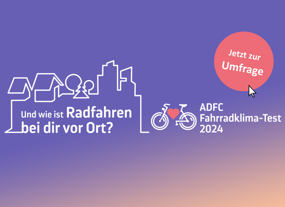 Fahrradklimatest Keyvisual Jetzt zur Umfrage 